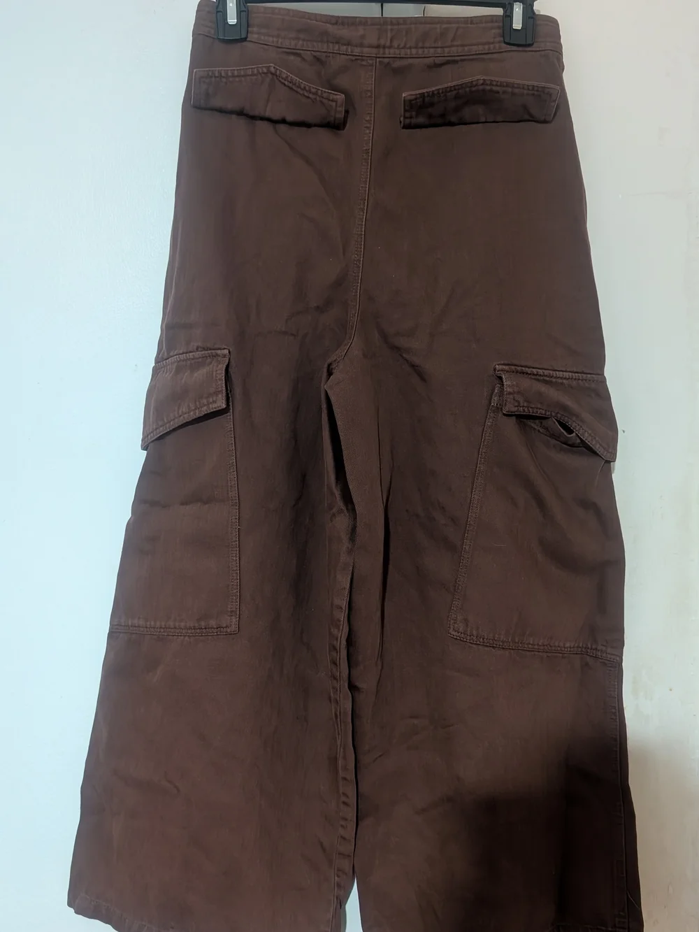 Zara Brown Wide-Leg Cargo Pants for Kids